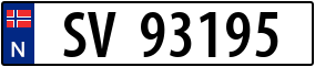 Truck License Plate